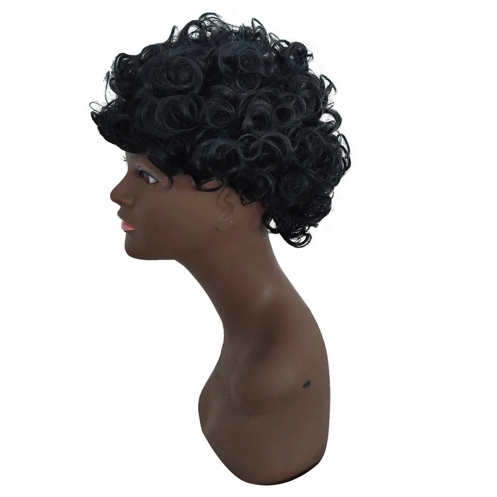 Hair wigs for women Fashion Sexy Short Curly Ladies Wig Synthetic Costume Rose net cosplay Party girls dropshipping 2019 HOT | Красота и