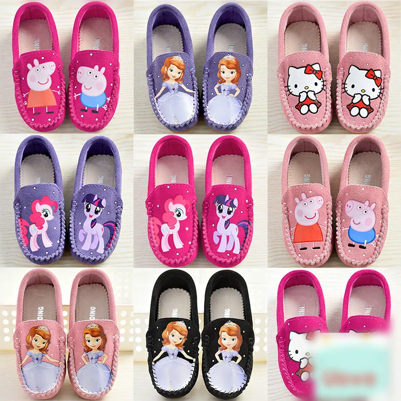 OMDS Child 's Shoes Girl Dou Cartoon Princess Sophia Children Comfortable Soft Bottom Baby Spring Autumn YXX | Детская одежда и