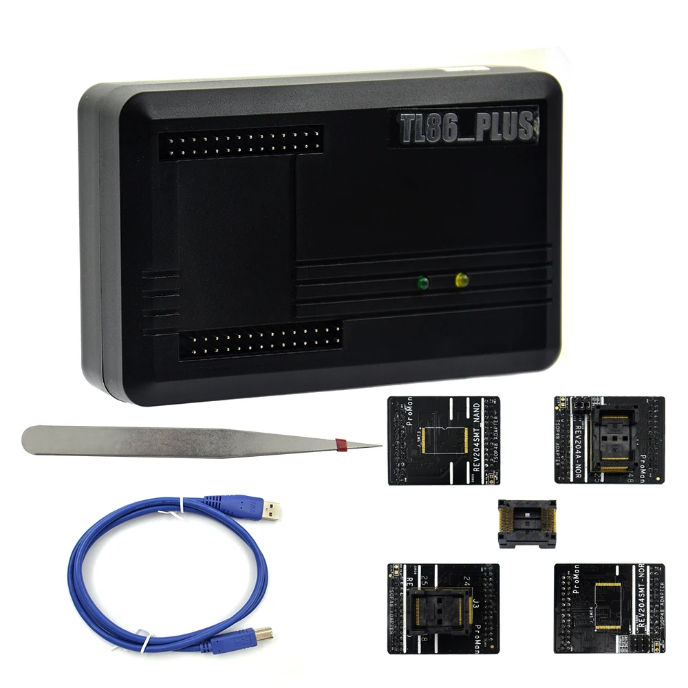 NAND nor ProMan Профессиональный TSOP48 адаптер программист TL86_PLUS программист инструмент для ремонта копия NAND FLASH восстановление данных+ 7 предметов