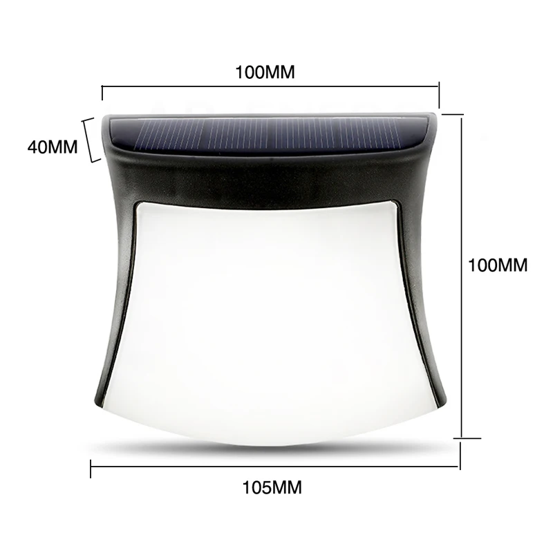 Solar Lights Outdoor Garden Lamp Wall Light Wireless 3 LED Waterproof Security For Fence Yard Decoration | Освещение