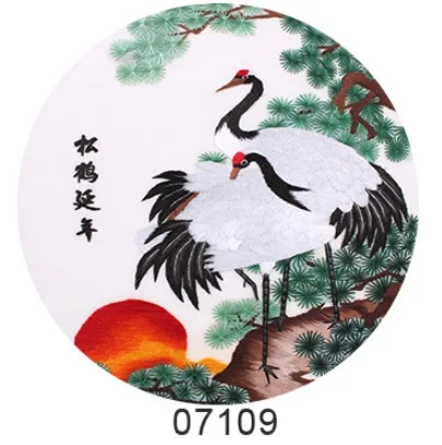 Сделай Сам 100% шелк тутового шелкопряда Сучжоу наборы для вышивки печатные женские наборы для начинающих цветы и птицы 25 см * 25 см