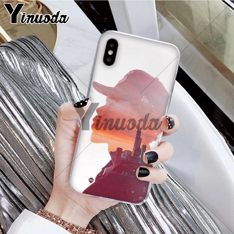 Yinuoda популярный Chance The Rapper TPU Мягкий резиновый чехол для телефона iPhone X XS MAX 6 6S 7 7plus 8