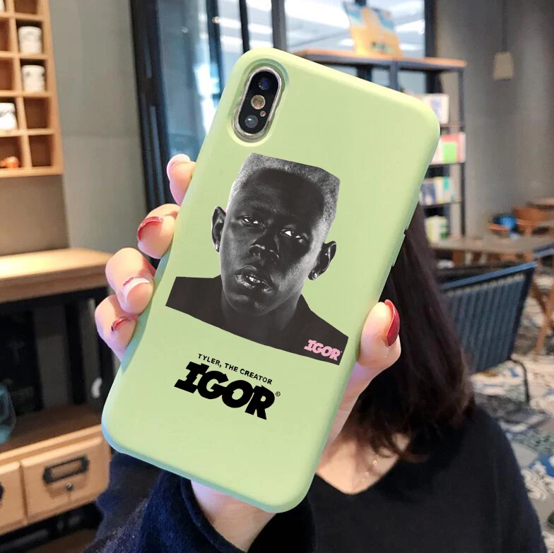 Tyler, The Creator- IGOR Colored soft silicone phone case for iphone 6 6s 6plus 7 7plus 8 8plus XR XS XSMAX 11 pro