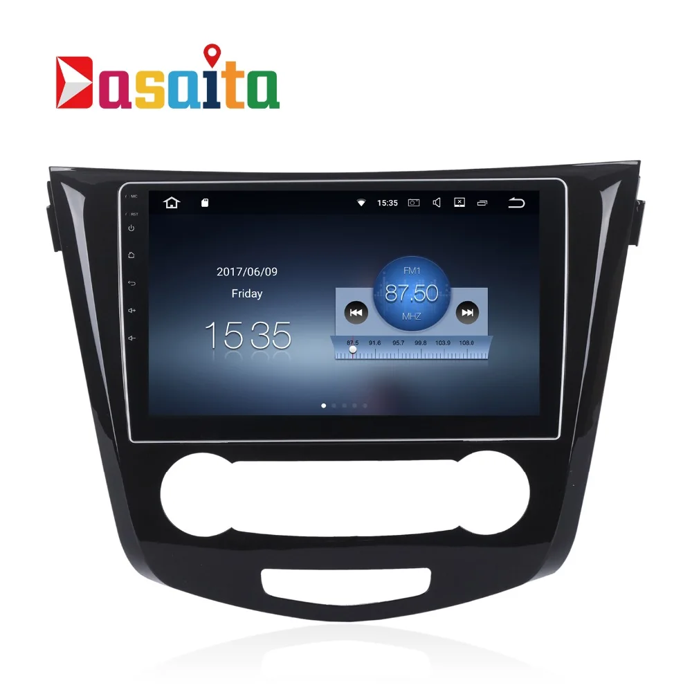 Автомобиль 2 DIN Android 7.1.1 GPS Navi для Nissan Qashqai 2014 + X Trail Авторадио навигации головное