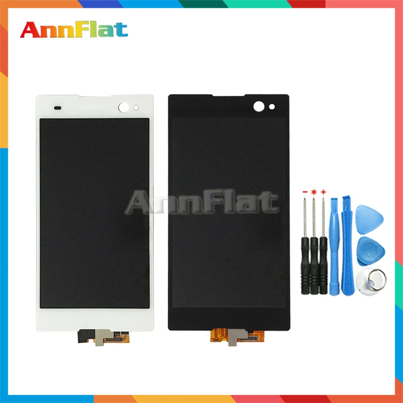 Высокое качество 5 &quotдля Sony Xperia C3 D2502 D2533 ЖК дисплей с сенсорным экраном