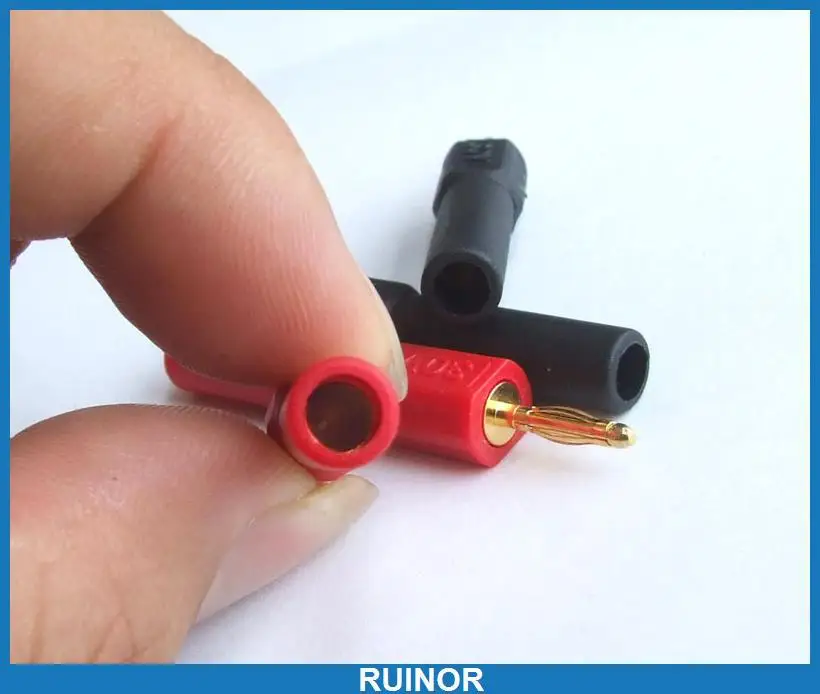 10 шт. золотые безопасные переходники 30 А 2 мм|plug male|plug 2mmplug 4mm |