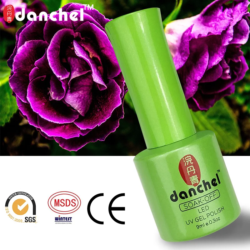 Danchel Nails художественный Гель-лак для ногтей 9 мл Vernis полуперманентный праймер маникюрный гель лак замачиваемый УФ Цвета Зеленая Бутылка 209-220