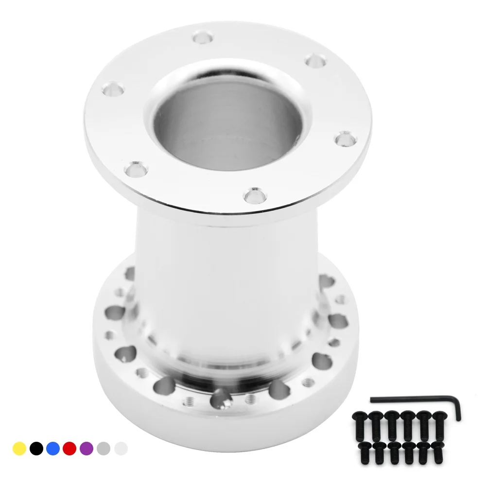 Универсальный руль Hub Spacer 101 мм рулевое колесо Hub Boss Kit адаптер Spacer - Цвет: Silver