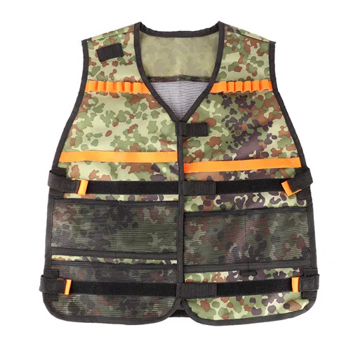 vest Набор тактических приспособлений с мягкой пулей для Nerf N-strike Элитной серии с пулевыми зажимами+ браслет+ маска для лица, защитные очки - Цвет: vest