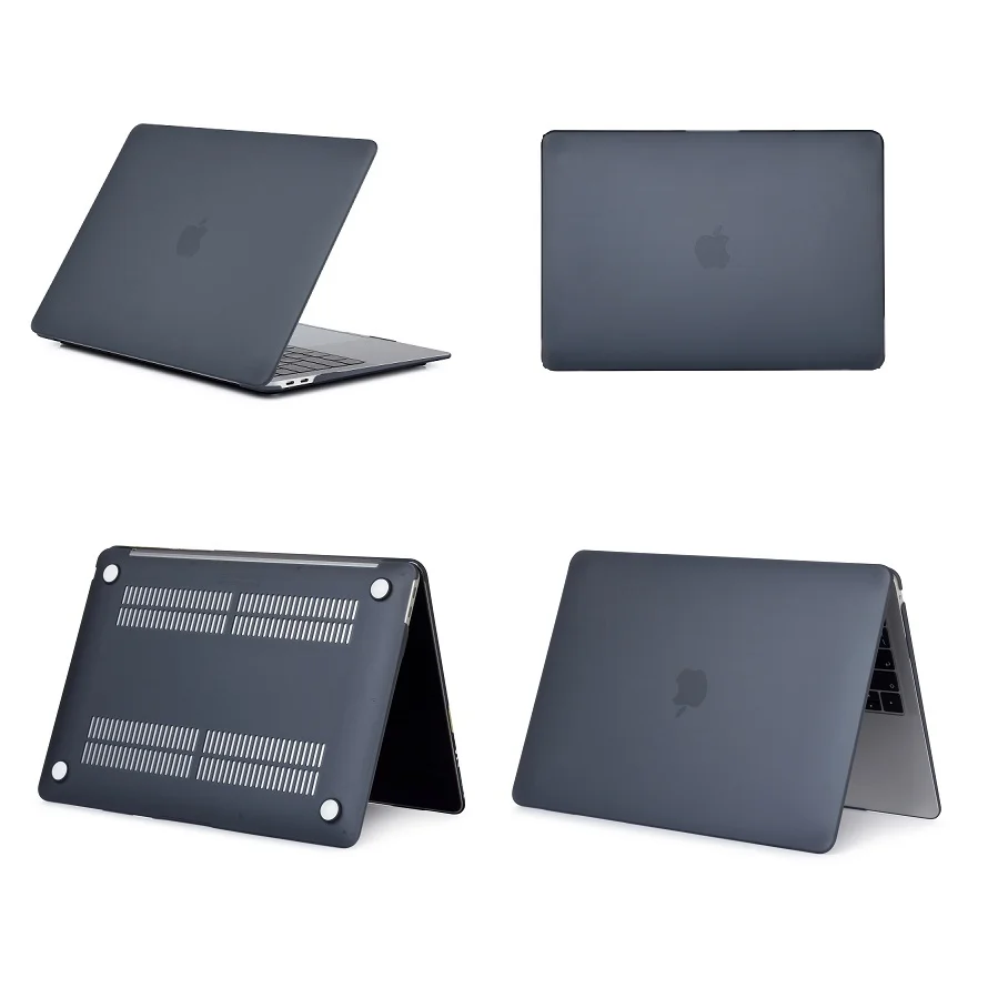 Прозрачный матовый прорезиненный жесткий чехол для Macbook Pro 13 3 15 4 New Retina 12 &quotAir 11 2018