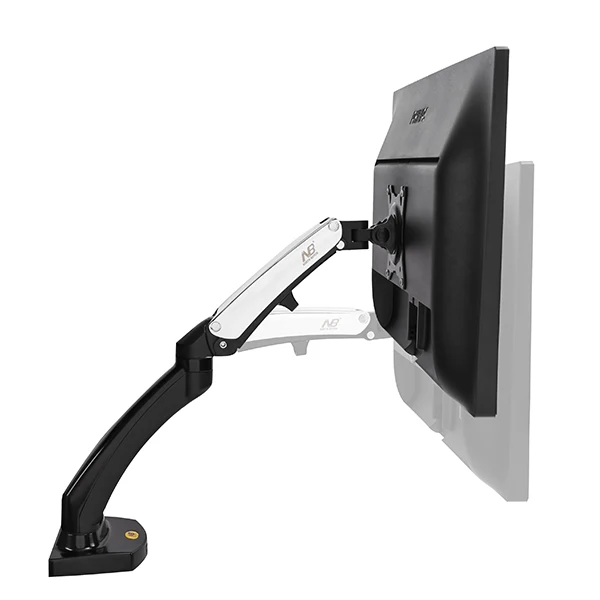 Газовая пружина из алюминиевого сплава с двойным экраном 17-27 дюймов настольная