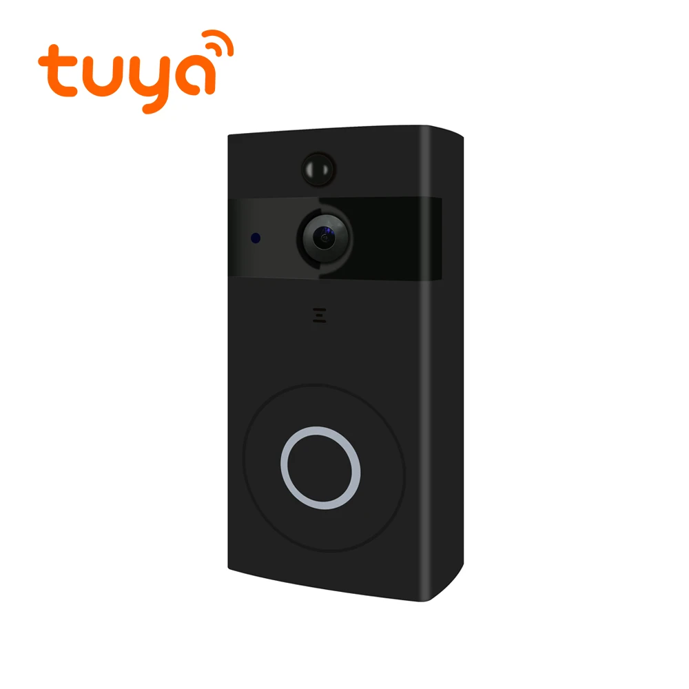 Tuya Wifi беспроводной умный кольцевой домашний охранный домофон камера видео
