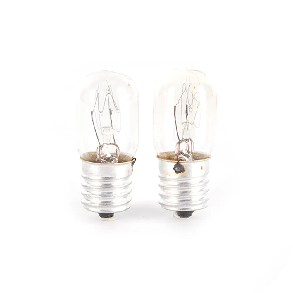 

1pcs E17 15W Screw Base SMD LED Glass Shade Light Lamp Bulb Pure Warm White 220V For Sewing Machine Refrigerator High Bright