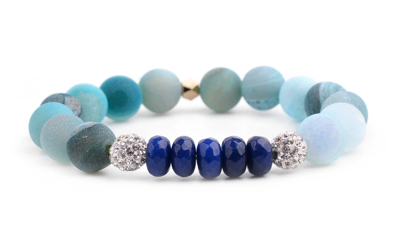 3 шт./компл. натуральный Druzy браслеты из драгоценных камней Для женщин Boho сине-зеленый Drusy Агаты золото Медь ломтики хрустальный шар Браслеты BCSET266