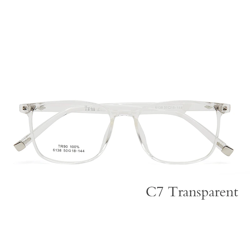 6138C7 Lenspace TR90 женское стекло es оправа для мужчин Близорукость глаз, стекло анти-голубое рецептурное стекло для глаз es корейские оправы и очки 6138 - Цвет оправы: 6138C7