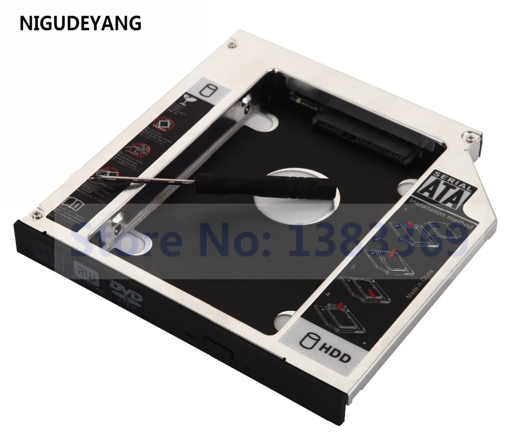 NIGUDEYANG 12 7 мм SATA 2nd HDD SSD жесткий диск Caddy адаптер Оптический отсек для Acer Aspire 5749 5750G