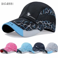 difanni new summer sun cap breathable wicking visor ventilation adjustable sun hat male 2018 outdoor fishing cap