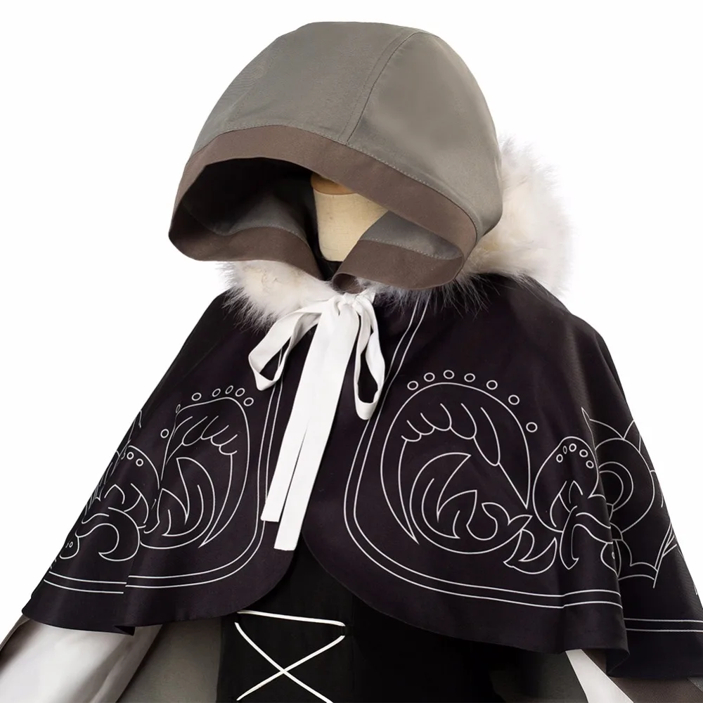 Anime Fate Grand Order Gray Cosplay Costume Dress Cloak Halloween Carnival Clothing For Women Girls custom Made