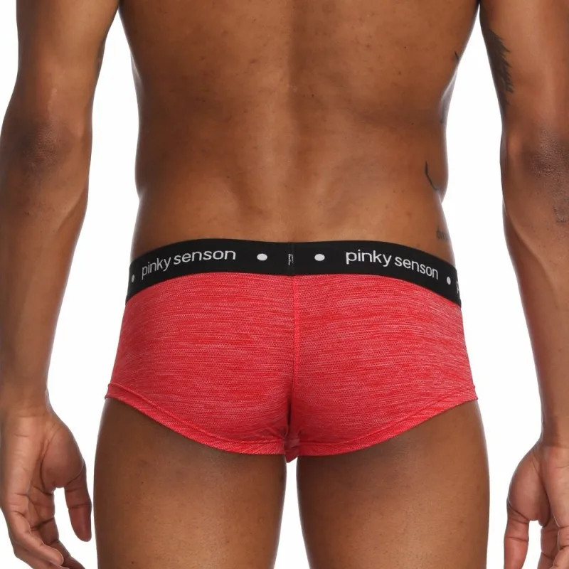 Pinky Senson Мужское нижнее белье; трусы-боксеры Супер тонкий нейлон Cuecas Boxer Homme Boxershorts мужские трусы подарок для мужчин S22BO