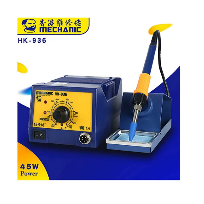Механическая официальная Бессвинцовая HK-936 паяльная станция с управлением ЦП