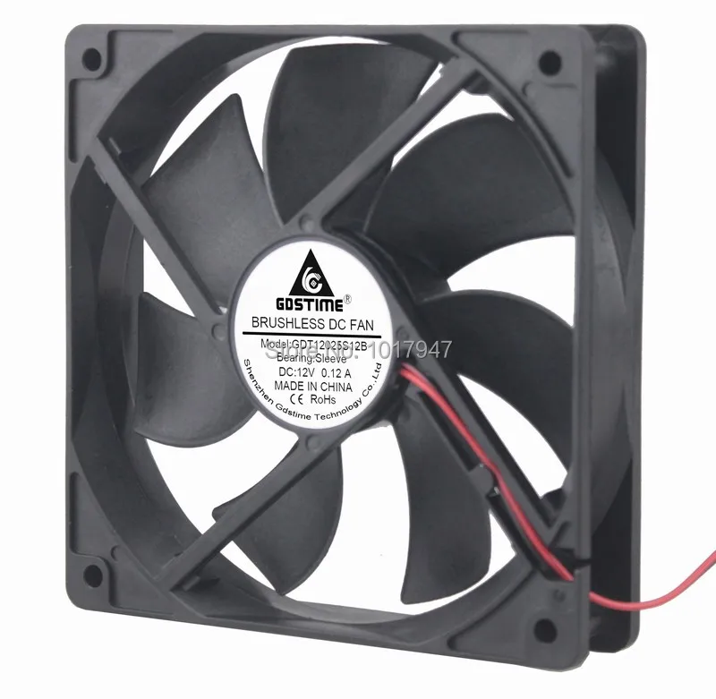 1 шт. Gdstime 120 мм x 25 12 см DC В 4 контакта 12025s охлаждающий вентилятор|cooling fan module|cooling