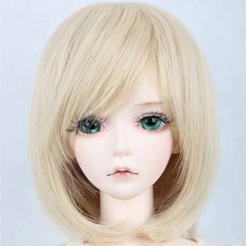 Парик куклы BJD может быть 1/3 1/4 1/6 sd красивые короткие волосы высокая температура провода bjd парик Прямая с фабрики