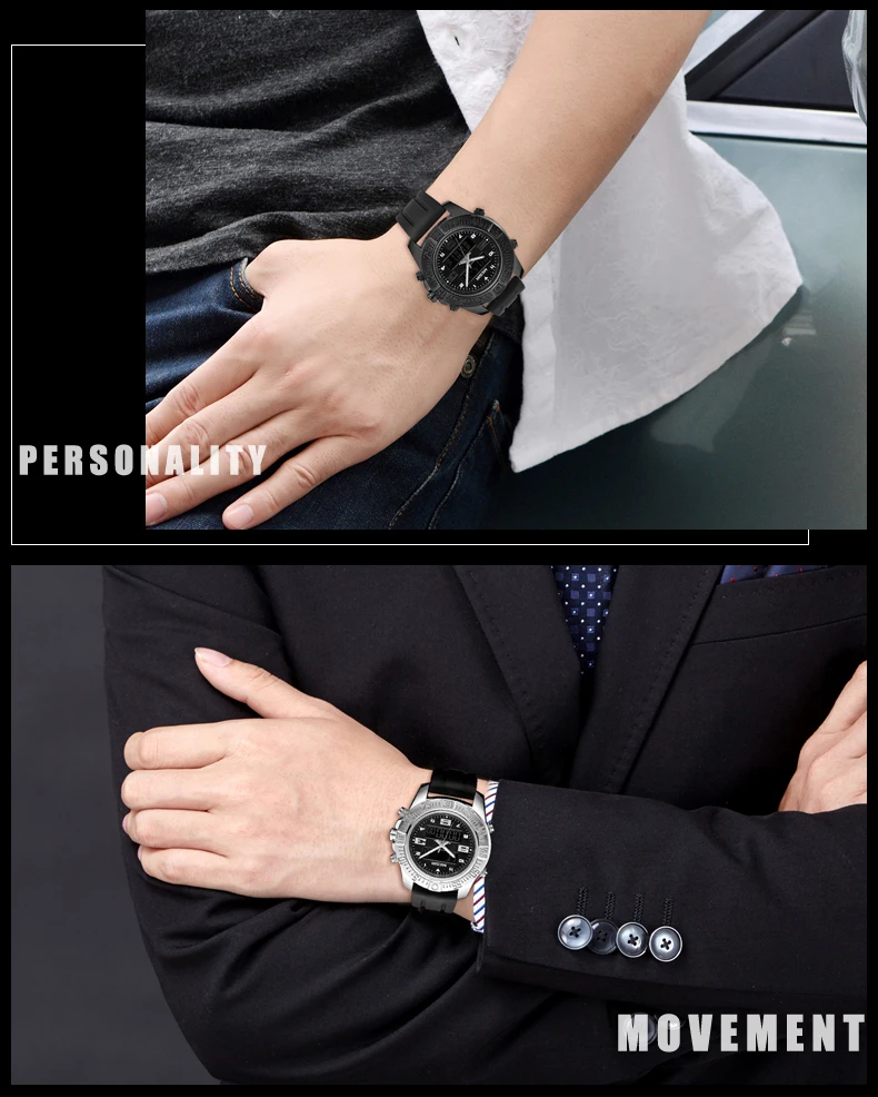 MIGRE Men Military Army Men Watch Reloj Hombre Led Digital Sport Wristwatch Men Gift Analog Automatic Watches Male Clock