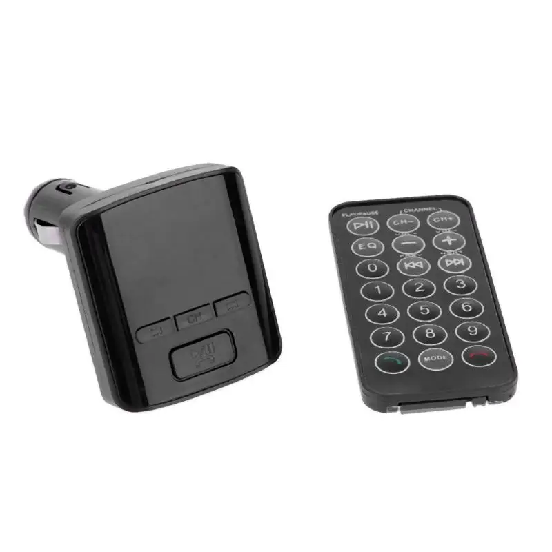 

1Pcs Bluetooth 3.0 FM Transmitter Car Hands-free Kit MP3 Player USB Charger With Remote Control Black White Red Blue Multi-Color