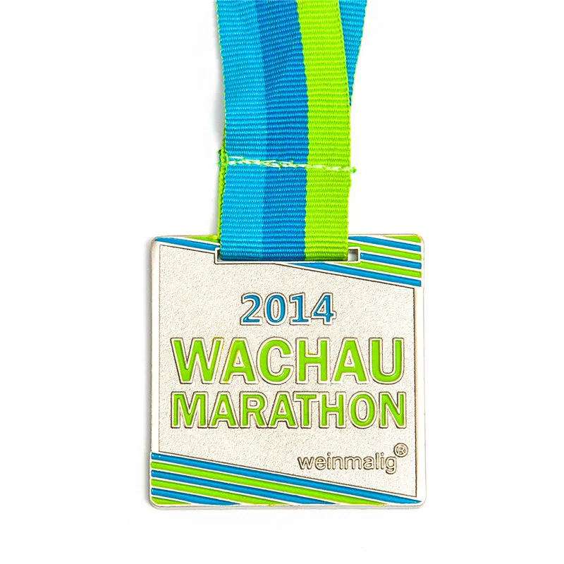 

Marathon Medal custom cheap metal running medals hot sales custom made medal with color ribbons