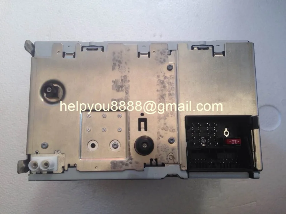 Новинка BOSH single CD Радио 7H0 035 186D с кодом для Volkswagen VW Touareg автомобильное радио