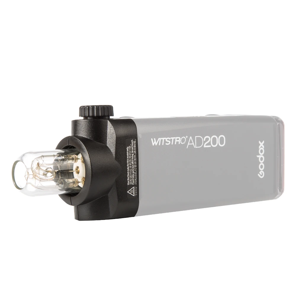 Godox H200 головка Speedlite трубка и для вспышки AD200 с лампой|Аксессуары фотостудии| |