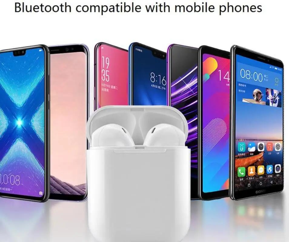 I12 TWS сенсорное управление мини 1:1 Pods беспроводные наушники Bluetooth 5 0 гарнитура Pk I10
