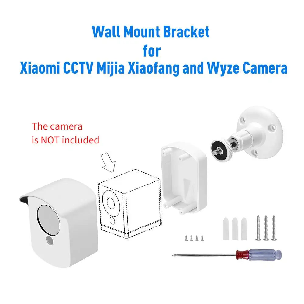 Для Xiaomi Mijia Xiaofang Camera 1S/Wyze Cam Настенный Кронштейн 360 градусов Регулируемый Чехол для