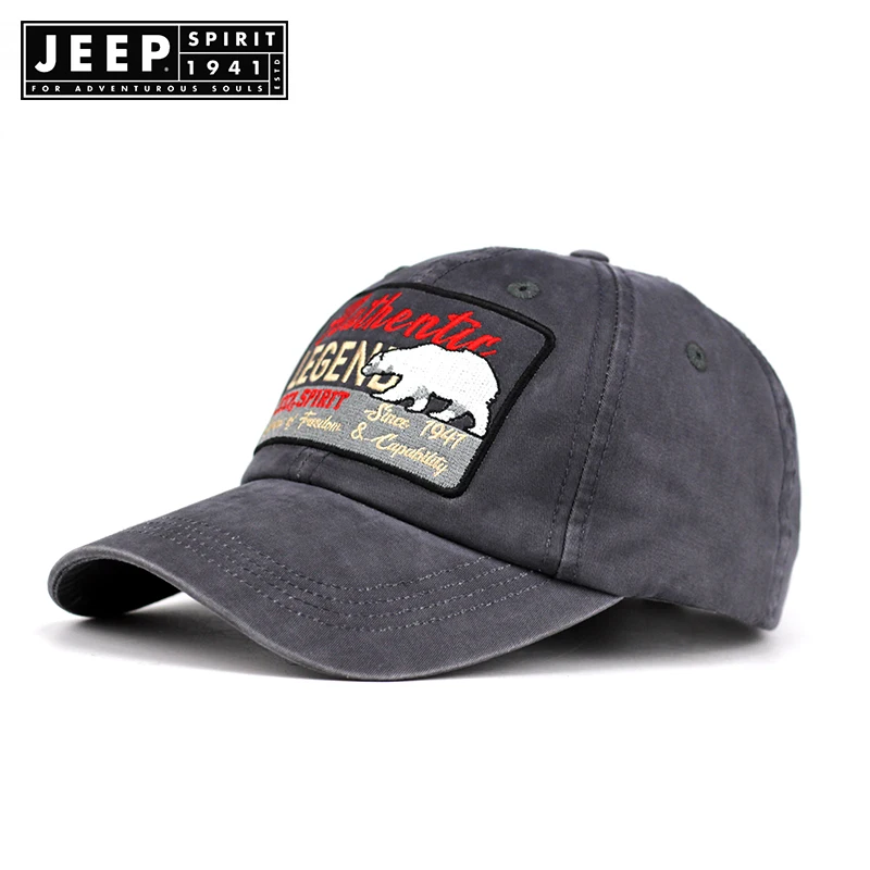 Бренд JEEP SPIRIT летняя бейсболка для женщин и мужчин сетчатая дышащая круглая Кепка