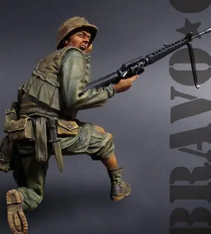 a 1/35 Смола Наборы Вьетнам войны американский солдат серии 1(всего 6 стилей - Цвет: a