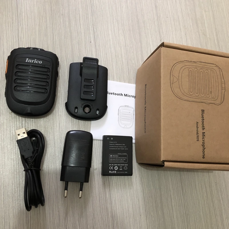 Портативная рация Беспроводной Динамик PTT Bluetooth версия 4 2 микрофон B01 zello для T320 T298s