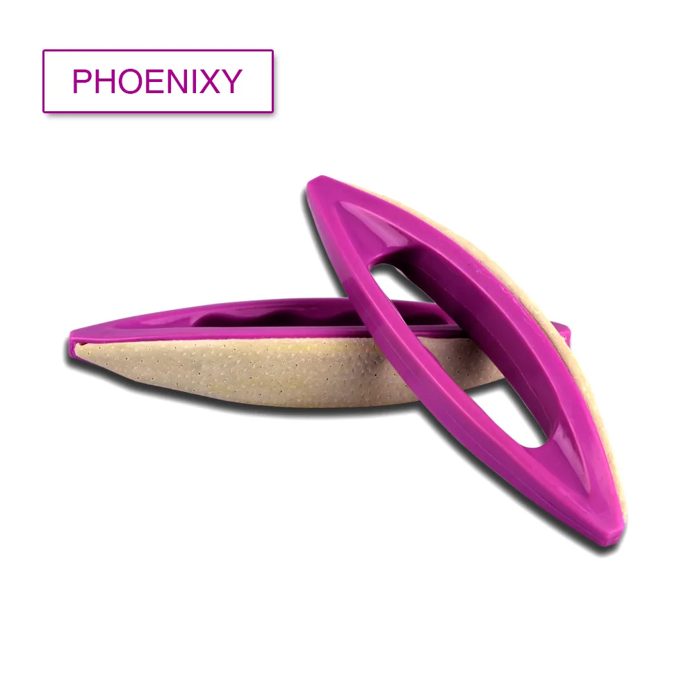 Phoenixy замшевая полировка для ногтей инструмент полировки пилки из овчины дизайн