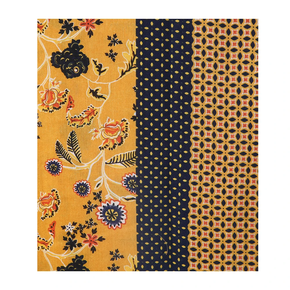 FOXMOTHER New Design Autumn Yellow Floral Scarfs Wraps Shawl Muslim Hijab Scarves Foulard femme Pashmina Fashion Scarf