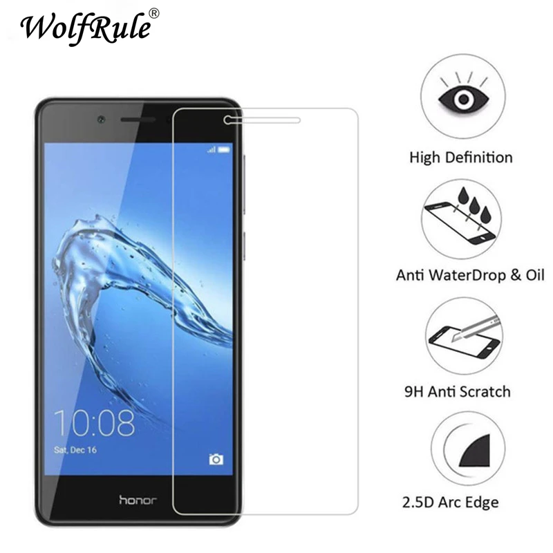 2 piezas de vidrio Protector de pantalla Huawei Honor Play vidrio templado para Huawei Honor Play vidrio de tel&eacute;fono Anti ara&ntilde;azos pel&iacute;cula Honor Play-0