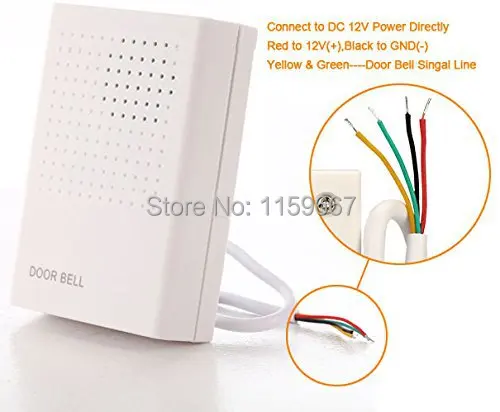 IP68 Waterproof Biometric Access Controller Kit Fingerprint tf1700+bolt Lock+ Exit Button + Power Supply Keytags | Безопасность и