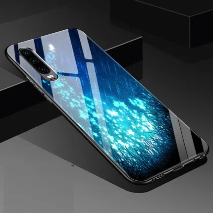 Xing Kong Xia Deyu Huawei p30 чехол твёрдый глянцевый P30 pro закаленное стекло задней крышки обернутый с уровнем твердости 9 h анти-взорваться противоударное для p30 pro Чехол - Цвет: Xing Kong Xia Deyu