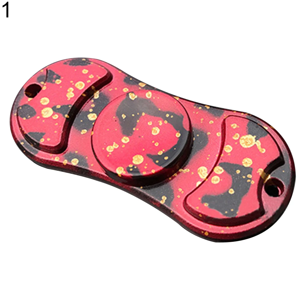 Камуфляж звездное небо сплава ручной Spinner карман Непоседа руку игрушка EDC пальцев