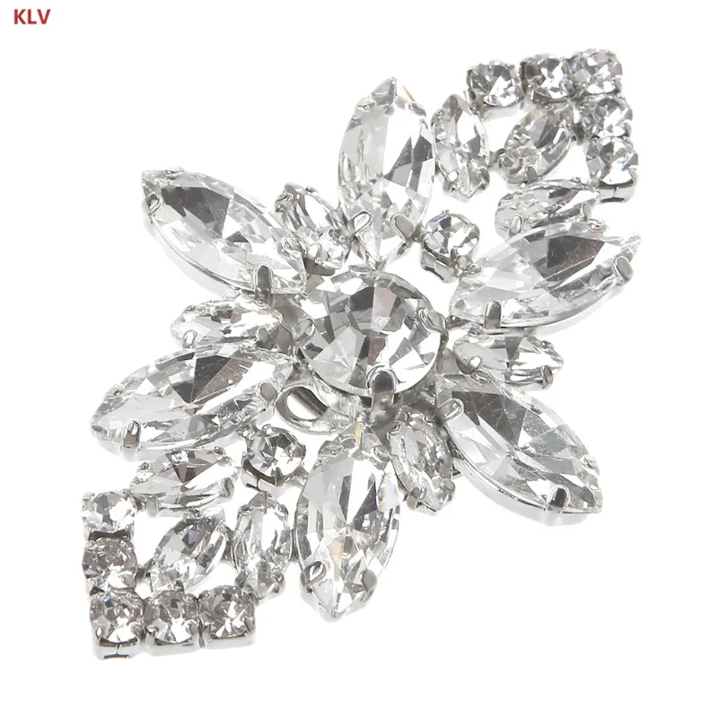 KLV/1 шт. обуви клип Ботинки с пряжками украшения Цветочный Rhinestone Шарм украшения Свадебные DIY Подвески Для женщин аксессуар