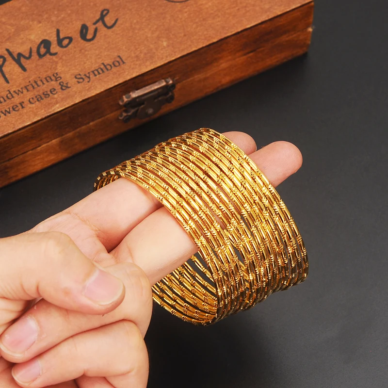 Большой золотой браслет в Дубае индийском стиле африканском Женские Ювелирные