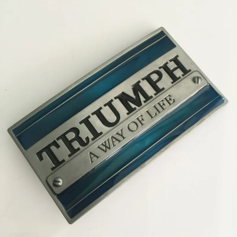 Антикварный цинк Розничная модный мужской ремень TRIUMPH пряжка с 97*58 мм прямоугольные металлические ковбойские пряжки мужские джинсы аксессуары подходят 4 см широкий пояс - Цвет: Антикварный цинк