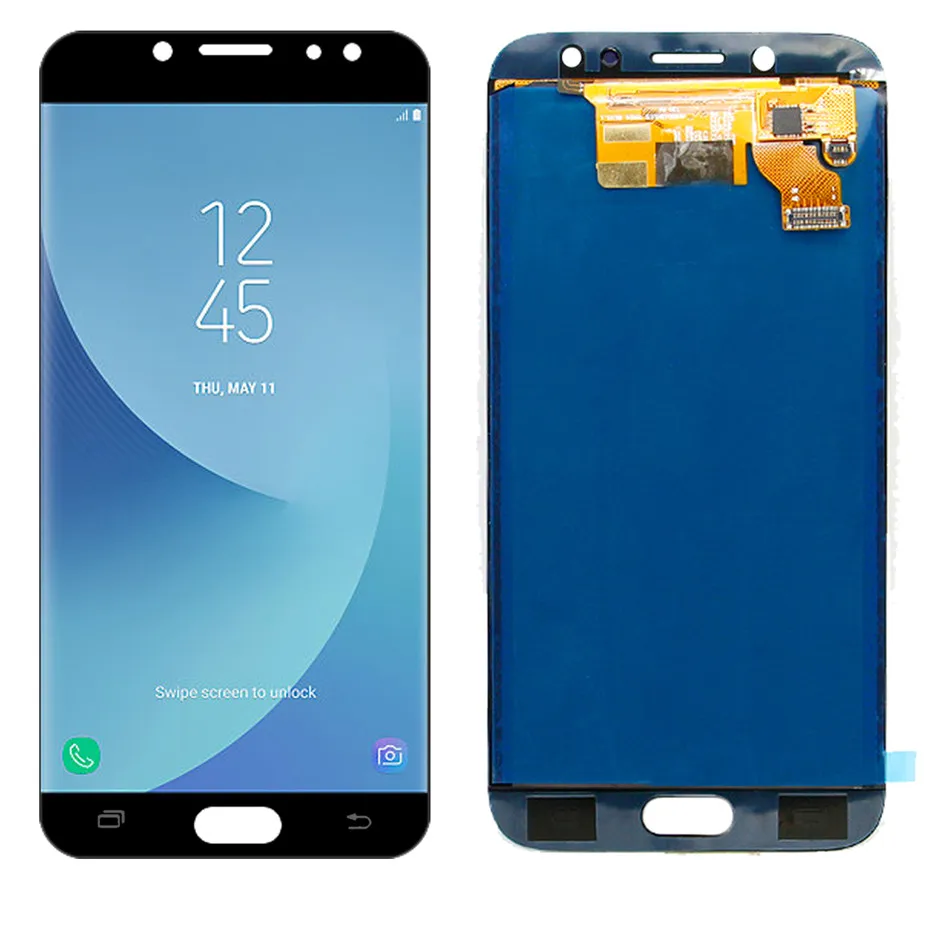 TFT black J730 lcd AMOLED для samsung Galaxy J7 Pro J730 J730F дисплей кодирующий преобразователь сенсорного экрана в сборе Замена J730F/G/GM/FN/DS - Цвет: TFT black