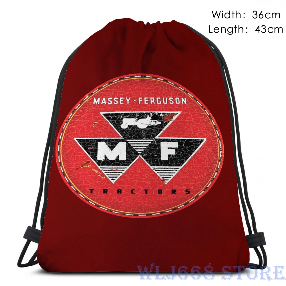 Забавные Наплечные сумки с графическим принтом для женщин Massey Ferguson тракторы и