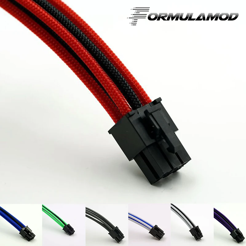 FormulaMod Fm PCI6P C PCI E 6Pin GPU удлинительные кабели питания материнская плата 18AWG