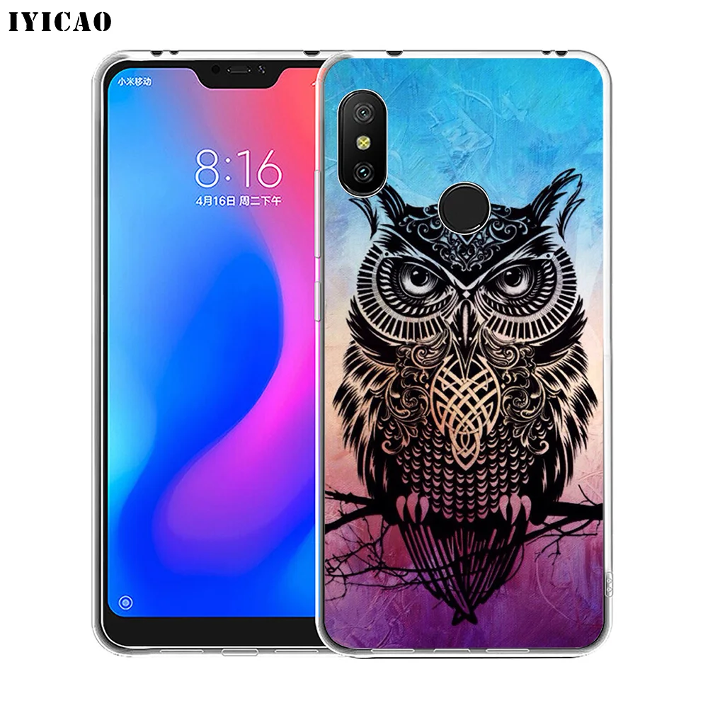 IYICAO Мягкий силиконовый чехол для телефона с мультяшной совой Xiaomi Redmi 4A 5A 6A Note 7 6 5 Pro