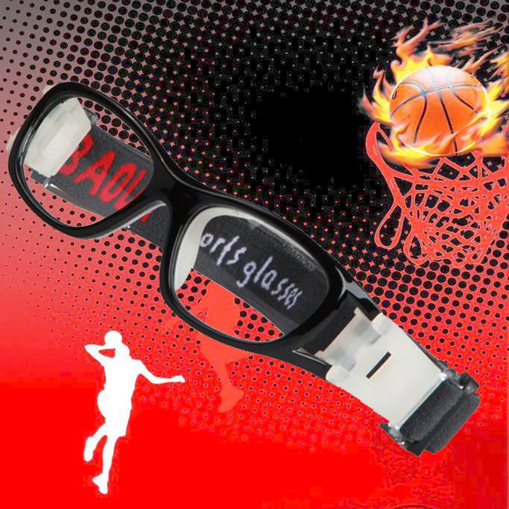 

5 Colors Small Professional Basketball glasses Football Sports glasses Goggles eye frame match optical lens myopia nearsighted